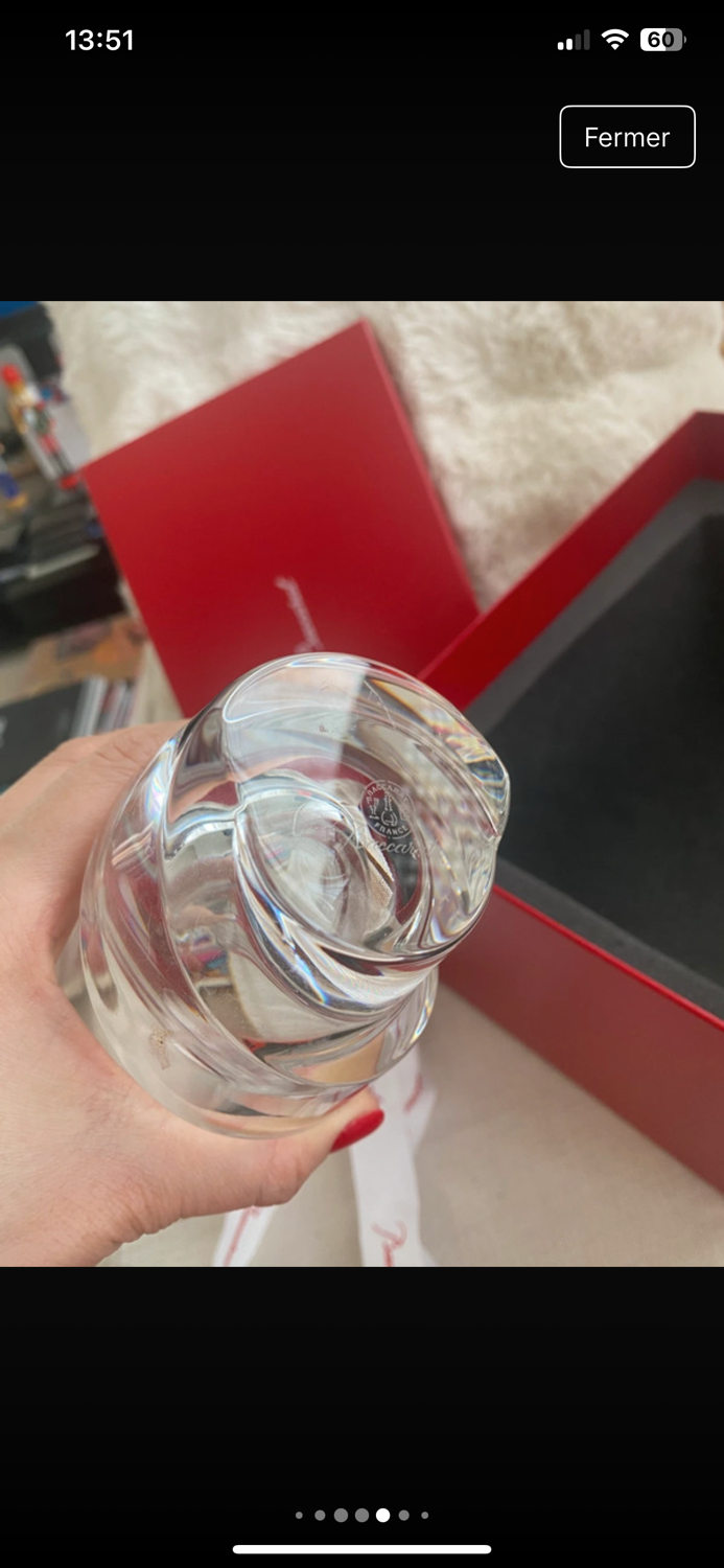 Rare Baccarat spiral vase