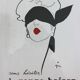 Original vintage poster advertising red kiss Oatmeal - 1950s - 30x40cm