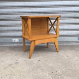 1960s compass foot bedside table