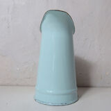 Old pitcher enamelled vintage mint
