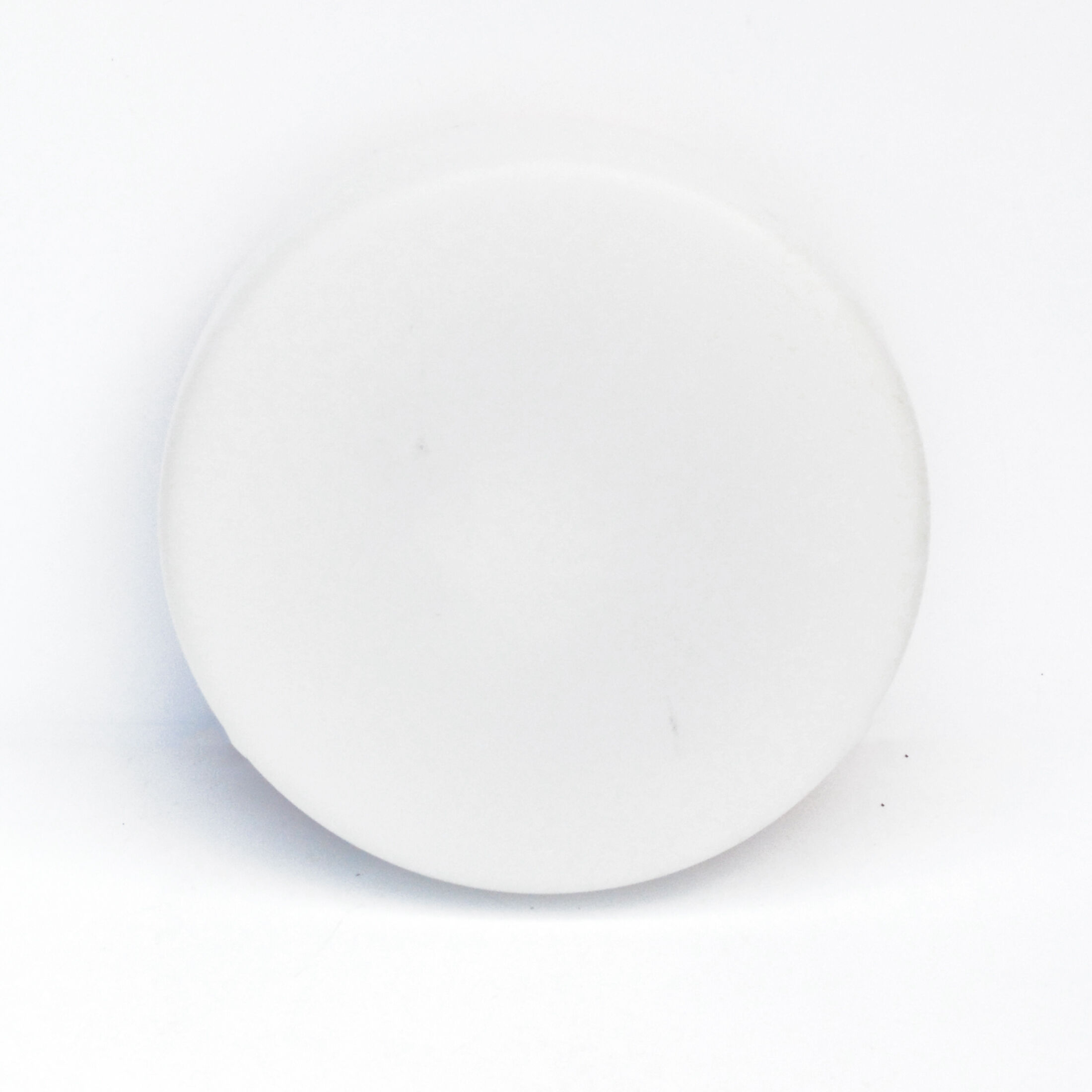 1970s Scandinavian modern White glass plafond, Hustadt Leuchten, Germany
