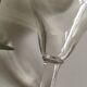 series of 6 walk glasses from bistro counter 50s