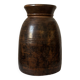 African Vase Solid Wood - Primitive Art - Wabi Sabi Sculpture