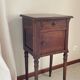 Table de chevet ancienne marbre et bois