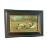 Antique oil painting, 1900