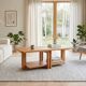Large coffee table in solid elm
