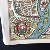 Ancient geography map of Paris