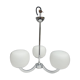 Sputnik 1970 triplet globes opal glass