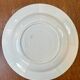 Set of 4 antique soup plates – burgundy floral decoration Badonvill