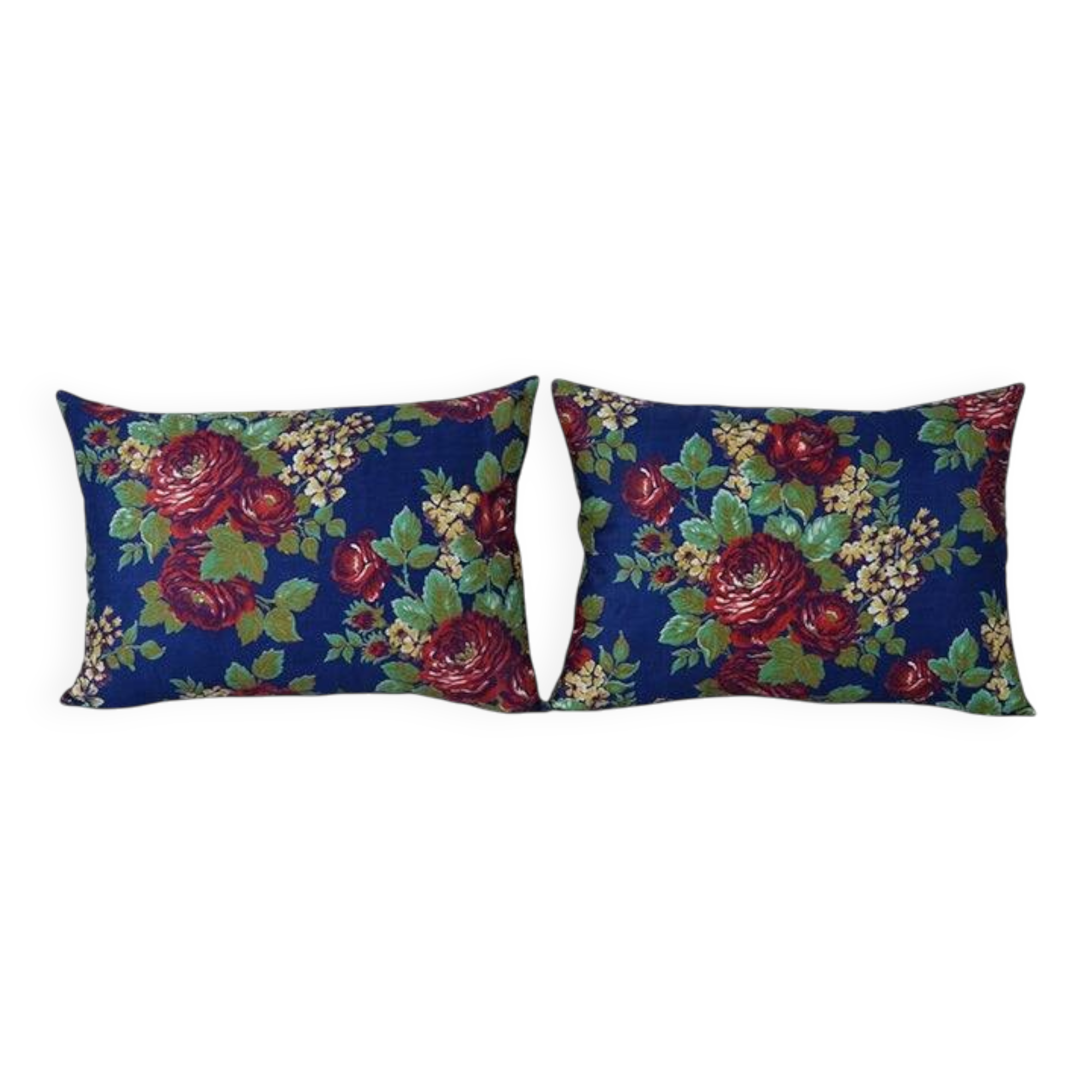 Set of 2 vintage Turkish cushion covers 41x56 cm