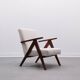 Mid Century Easy Chair Model B - 310 Var in Ivory Boucle