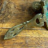 Bronze hand candlestick