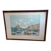 Isabel Baillen, "Venise", lithographie