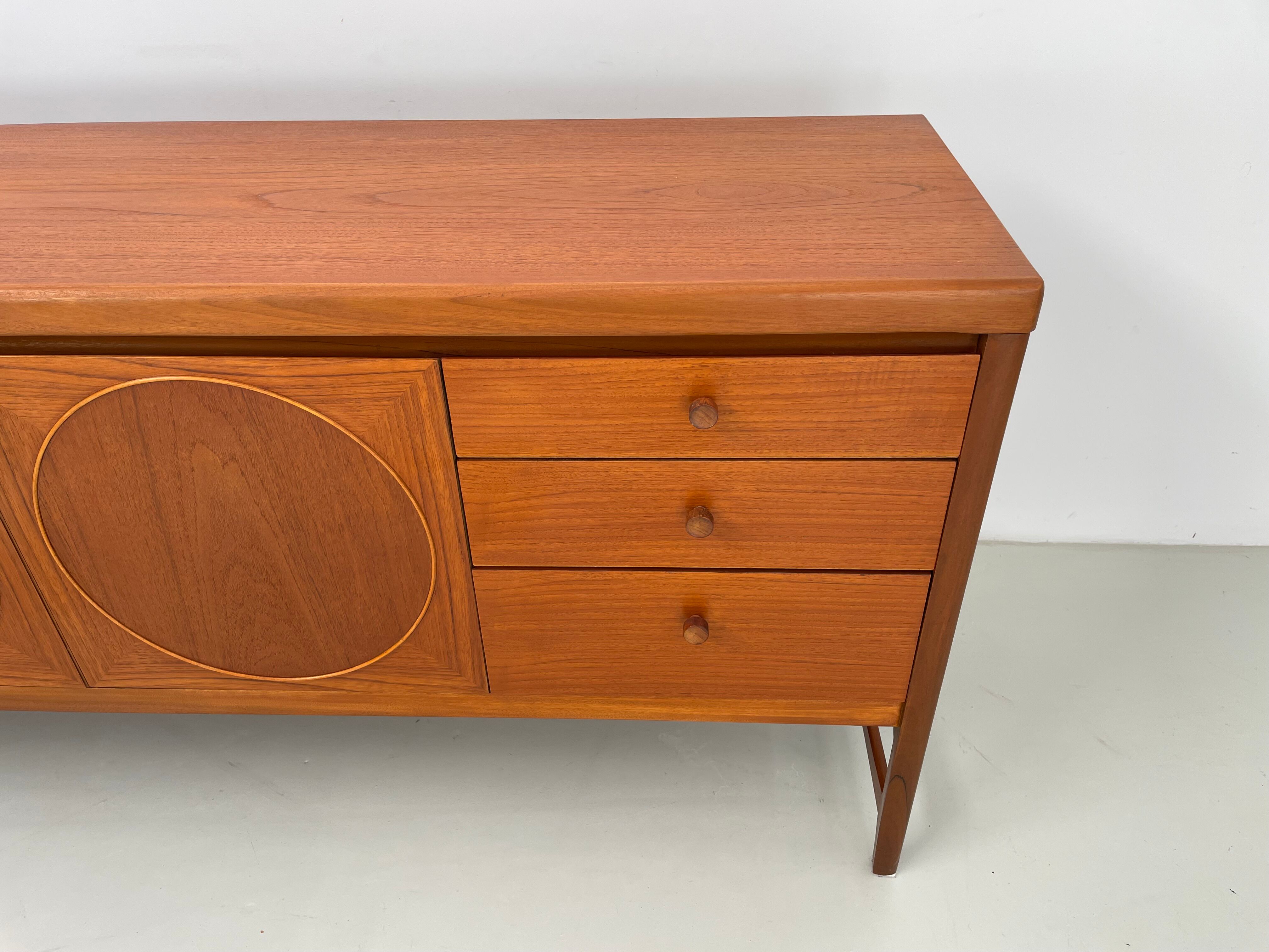 Vintage Nathan "Circle" sideboard 1960's