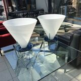 Pair of Otéro model lamps by Rodolfo Dordoni for Fontana Arte, 1986