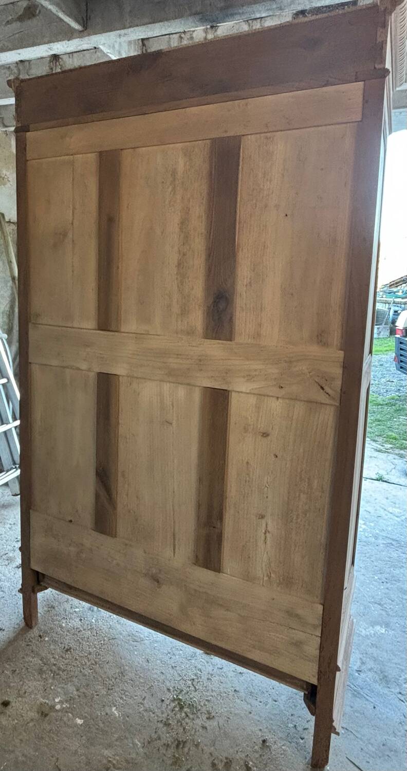 Natural wood walnut cabinet