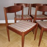 Set of 6 teak dining chairs by H.W. Klein for Bramin Mobler, Denmark, 1960