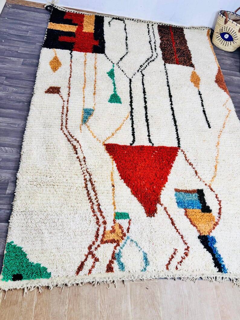 Moroccan wool rug 200/300cm