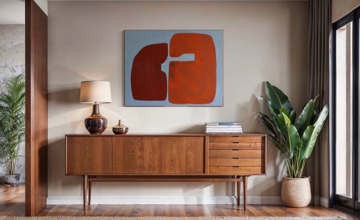 Still life unique painting on canvas