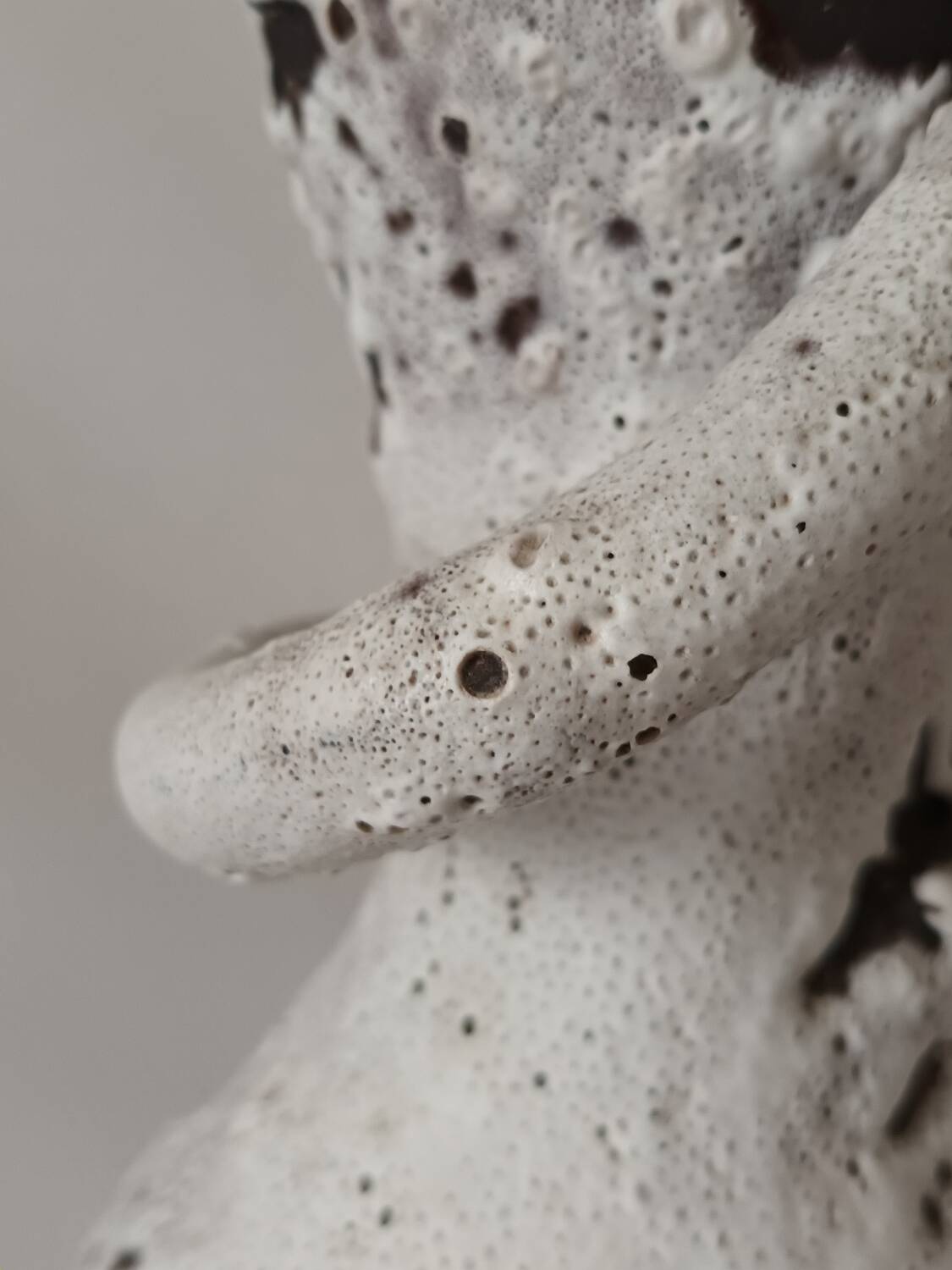 Vase céramique Fat Lava vintage 60/70