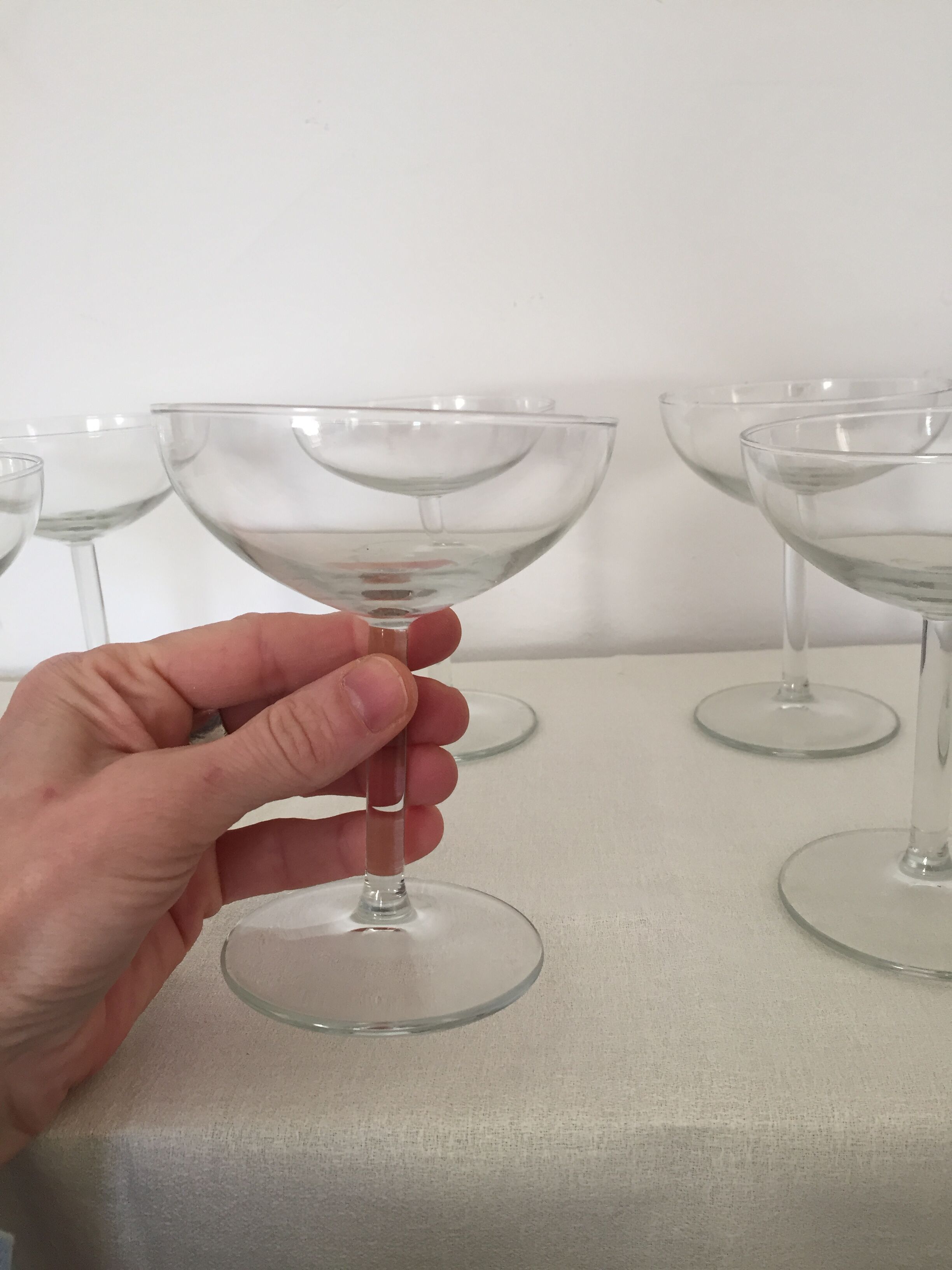 Set of 6 champagne glasses H12,5cm