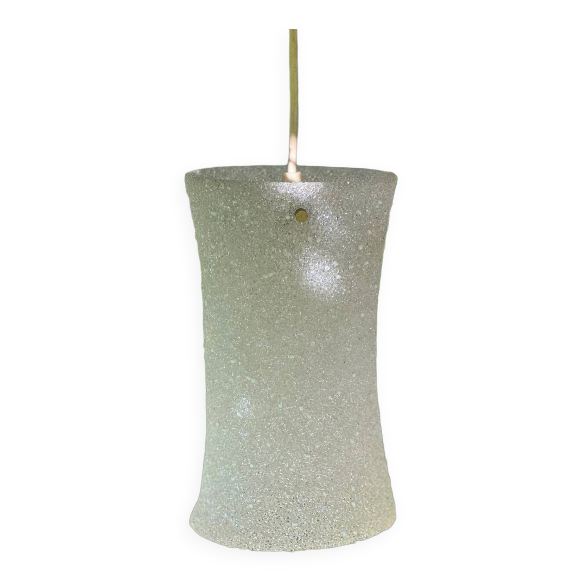 Vintage perspex pendant light