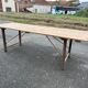 Old folding table