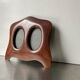 Antique  art nouveau mahogany double frame wood measurements 20 cm x 18 openings 8 cm x 5 cm