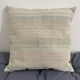Handmade cushion in vintage fabric, Kilim style.