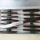 Box of 12 table knives in stainless steel and bakelite EC 144