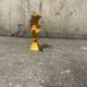 Zoomorphic gilded bronze candlestick by Pierre Casenove, 1980, Fondica.