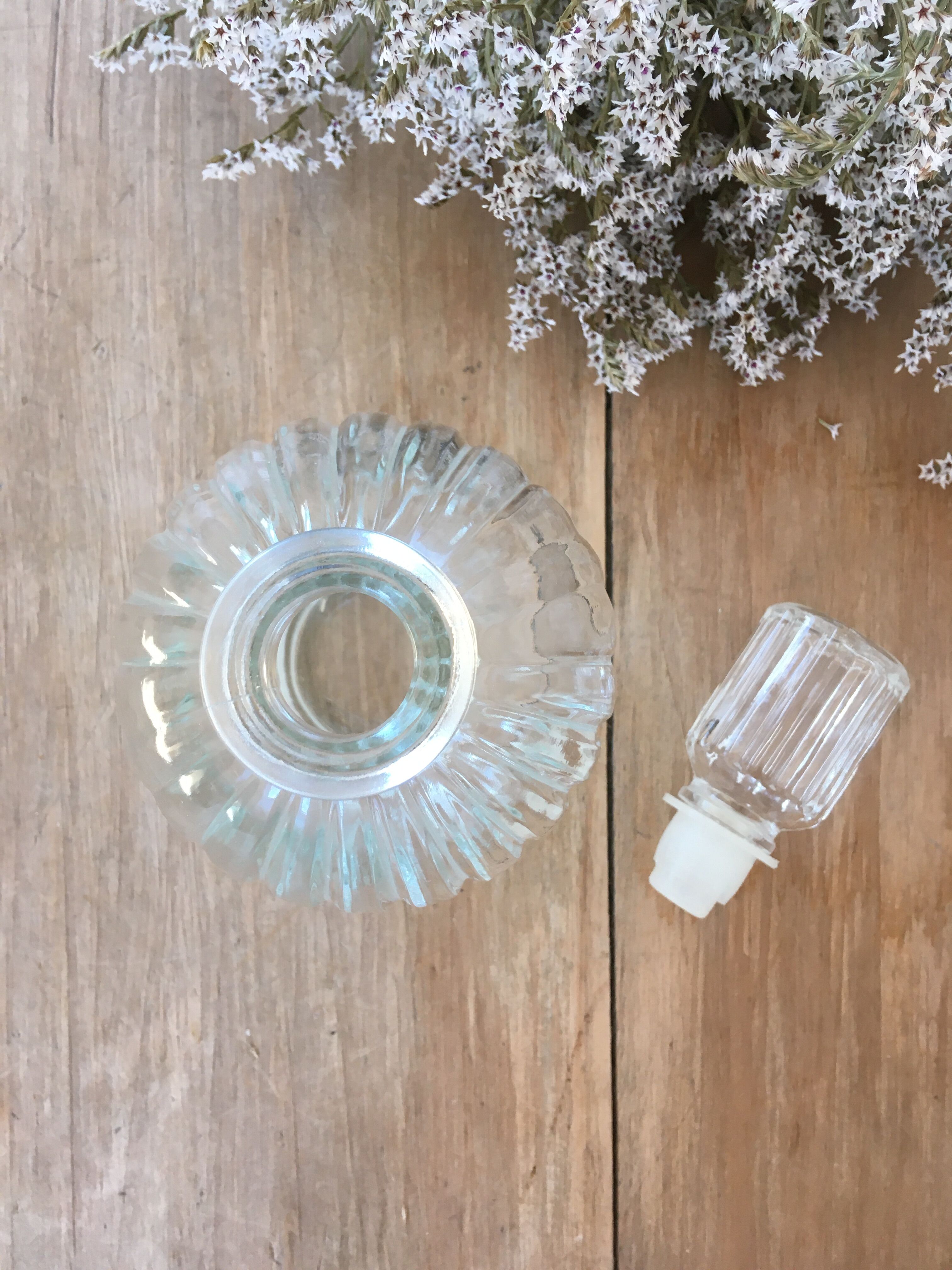 Vintage glass bottle