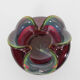 Polish glass ashtray by Czeslaw Zuber, 1970