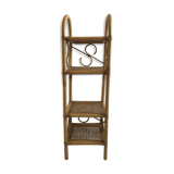 Rattan shelf
