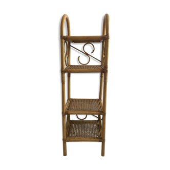 Rattan shelf