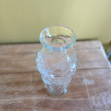 Vase en verre transparent