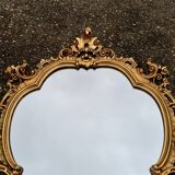 Rococo mirror in gilded wood