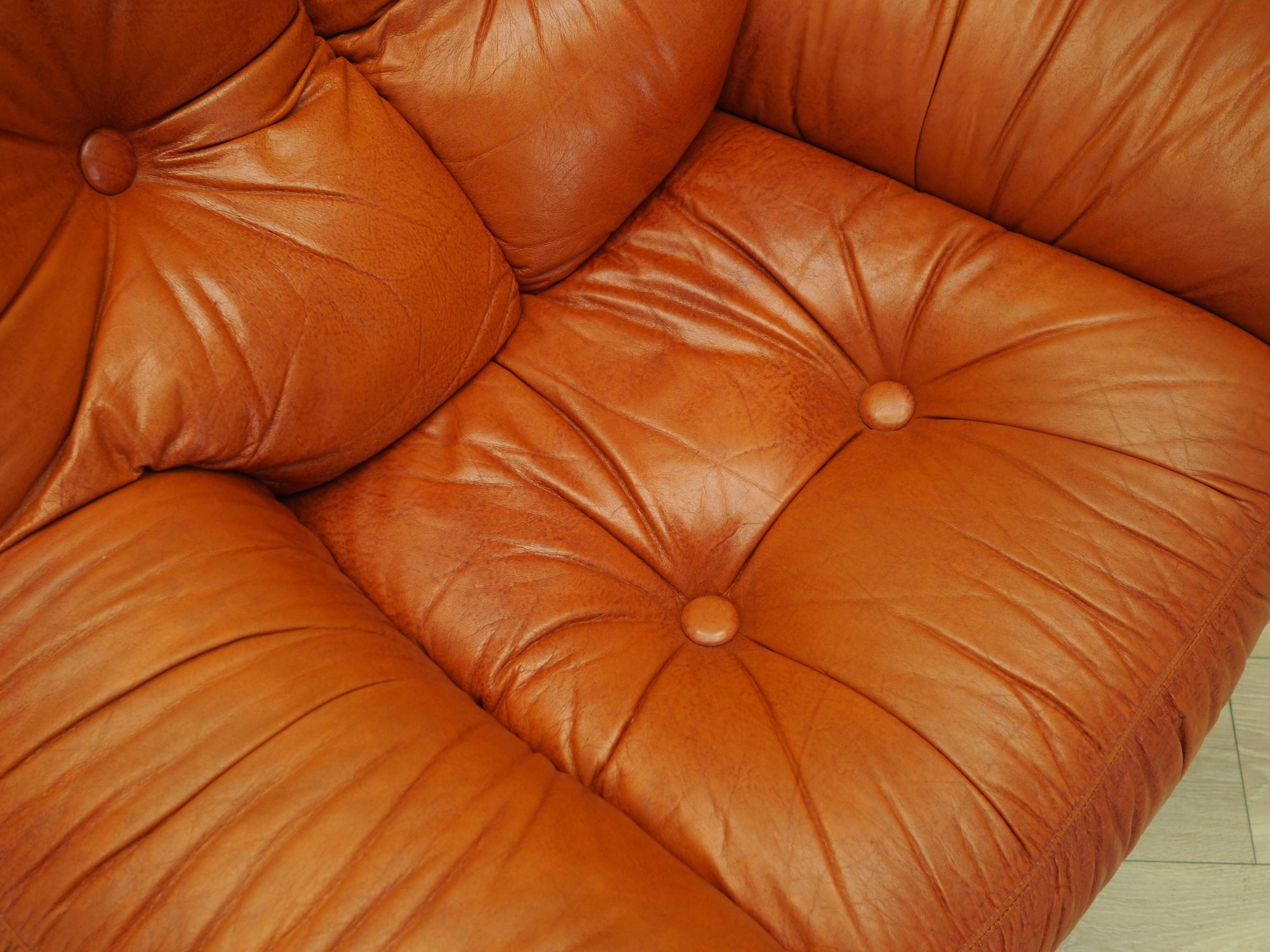 Lounge chair, Italian design, 1970s, manufacturer: PelleRossi
