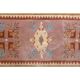 Vintage Turkish Oushak handmade wool cotton orange area rug 201x281