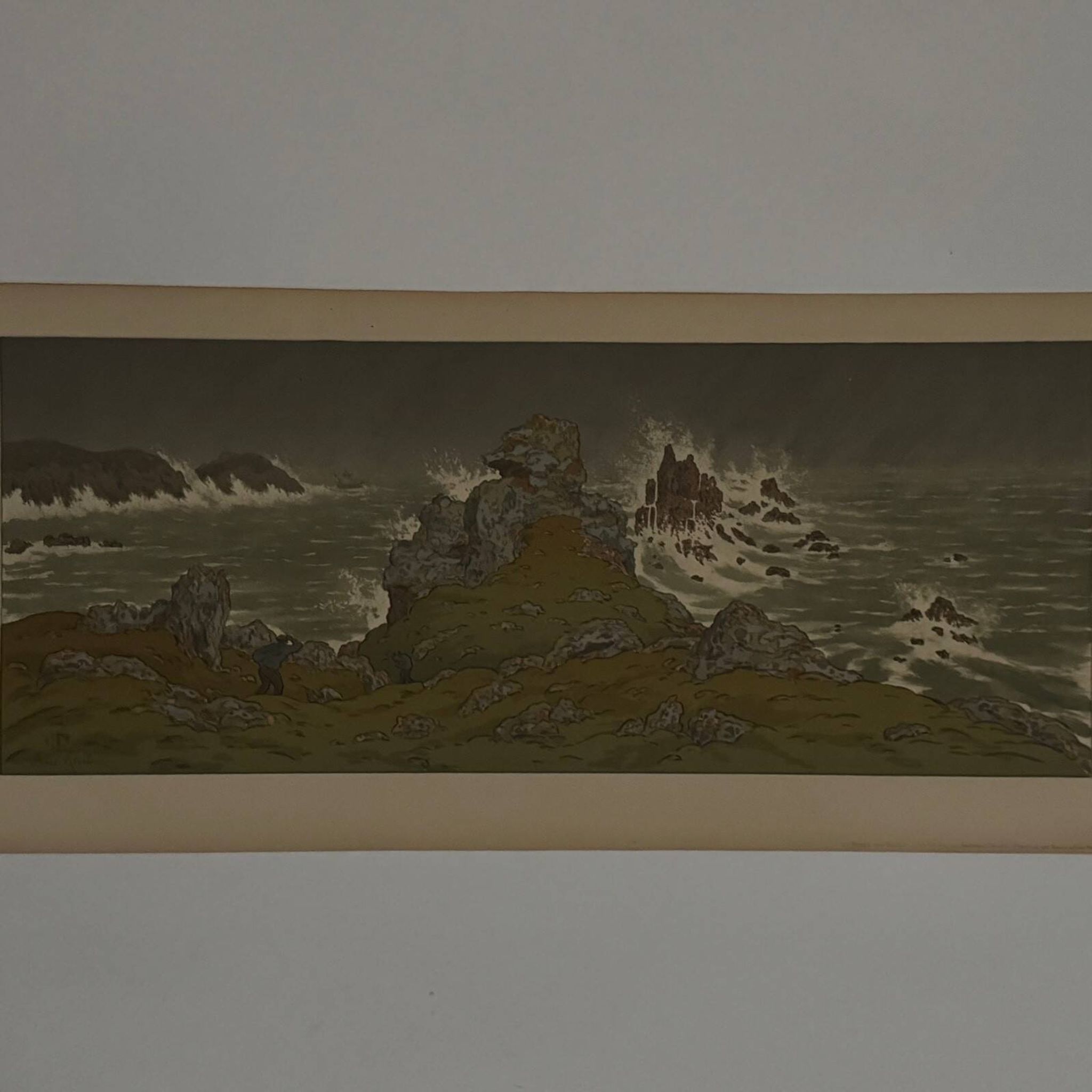 Lithographie par Henri Rivière La Féérie des Heures - La Tempête