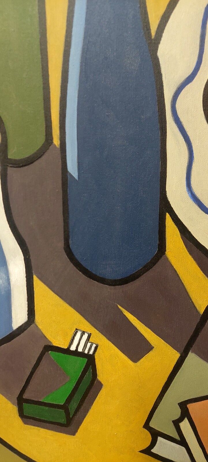 Oil painting on canvas still life by Franco Prayer (1924) 90 x 50 cm