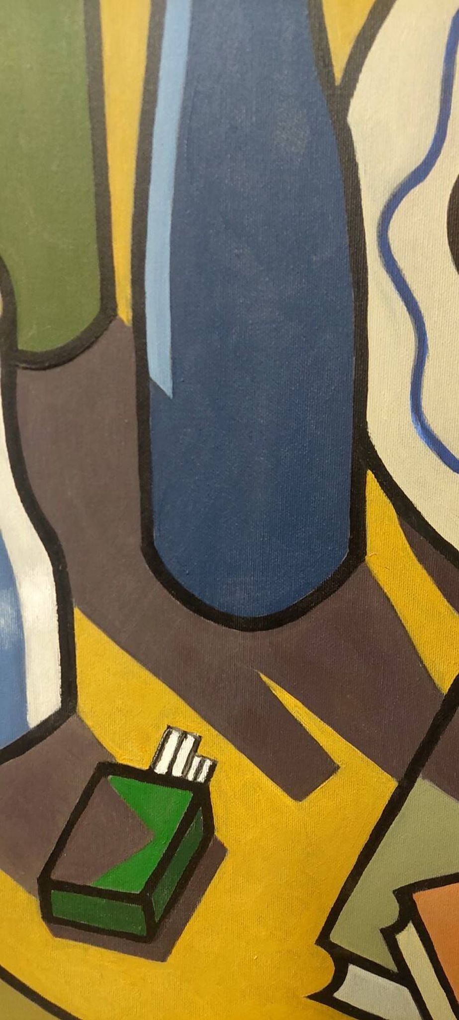 Oil painting on canvas still life by Franco Prayer (1924) 90 x 50 cm