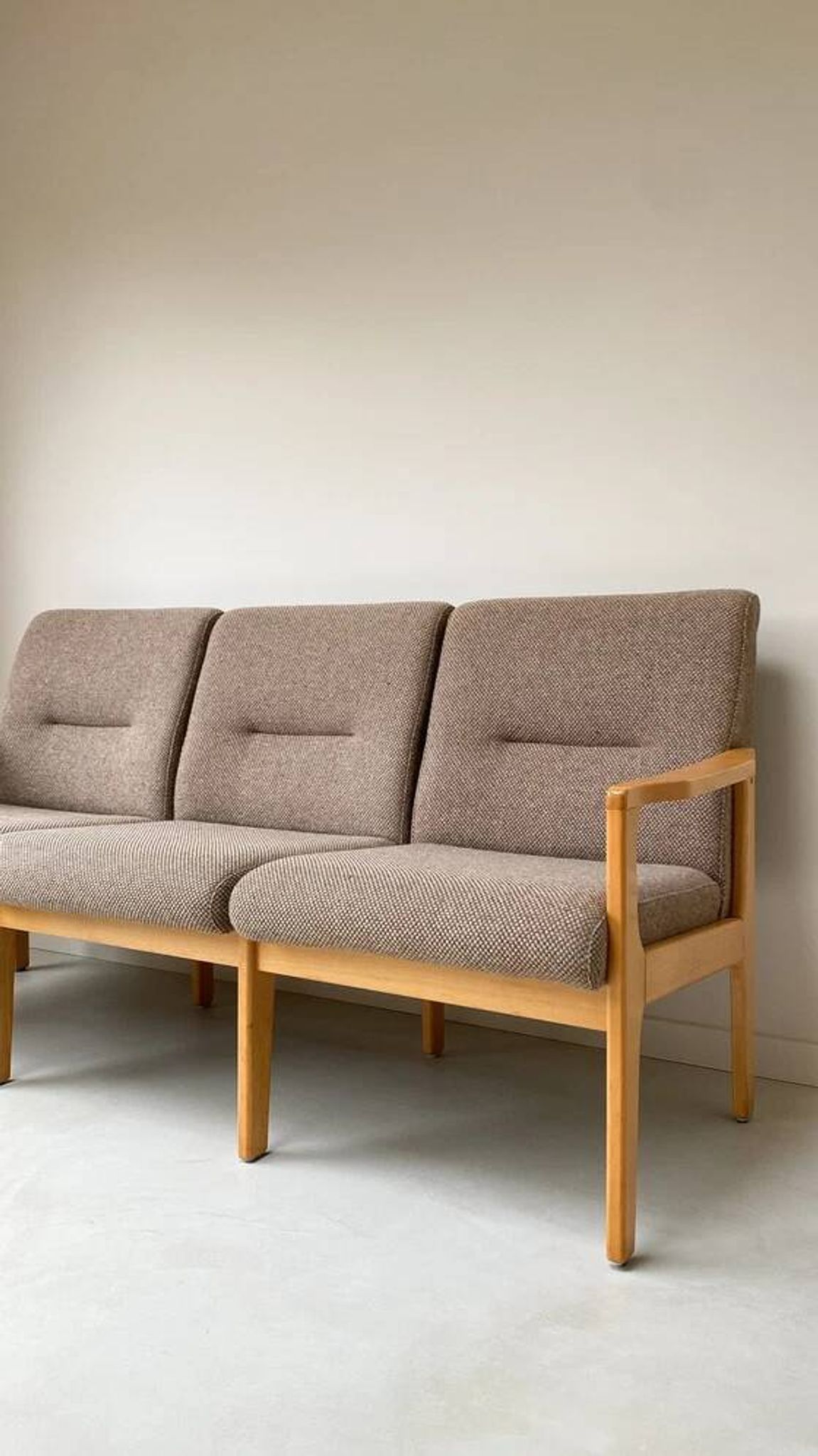 Vintage Wooden Seating Area / Sofa / Armchair