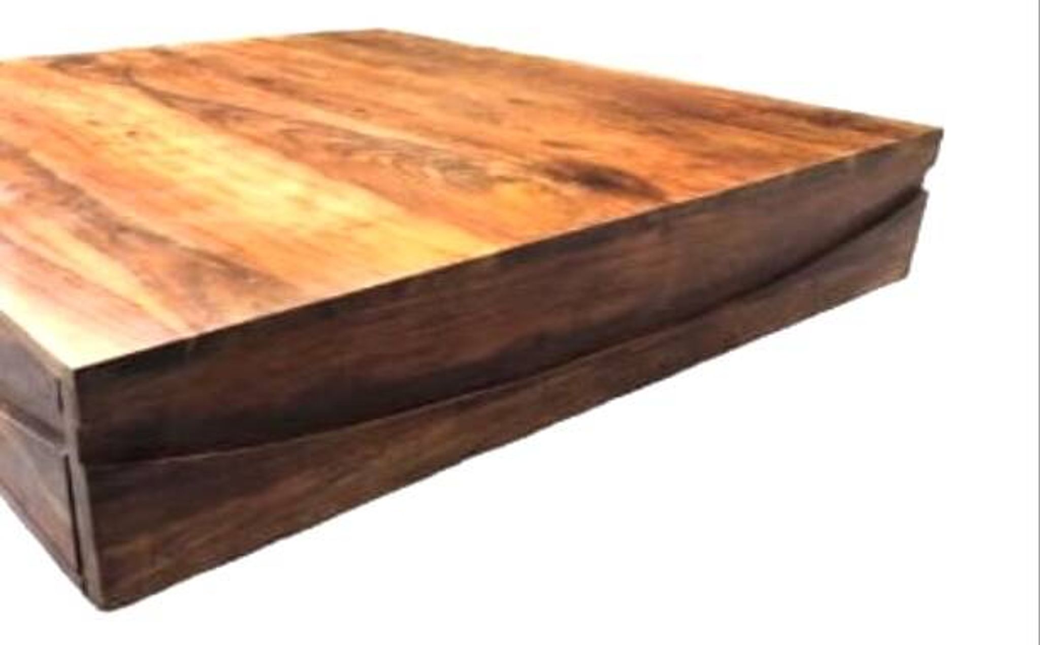 Table basse en bois, table ethnique