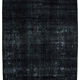 Tapis oriental tissé à la main 286 cm x 351 cm en laine noire