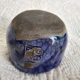 Vintage blue handmade bowl