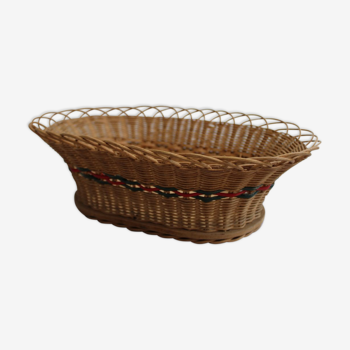 Vintage wicker basket