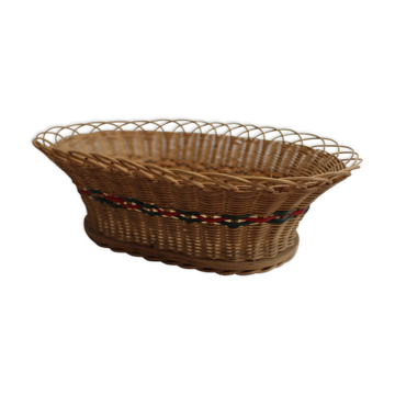 Vintage wicker basket