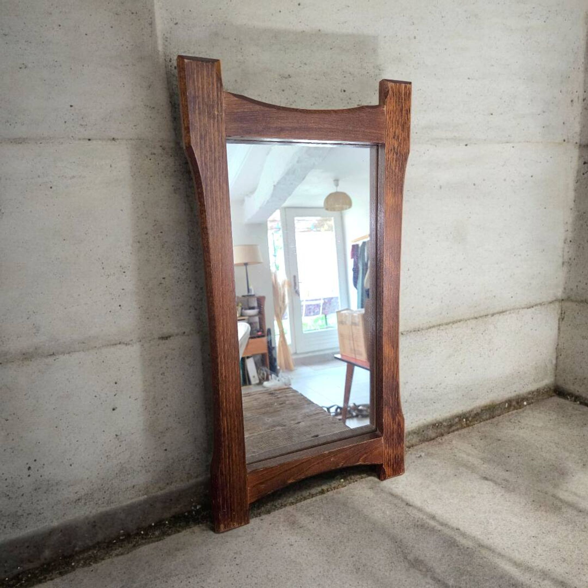Miroir vintage en bois