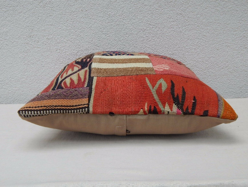 Handmade turkish kilim pillow 50x50cm